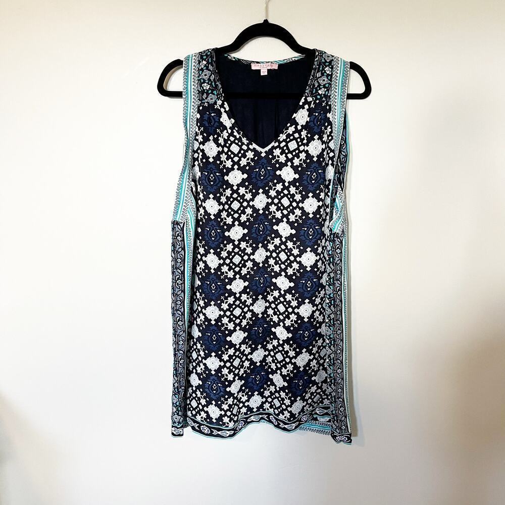 Calypso st. Barth keen patterned silk mini‎ dress xs